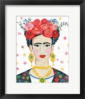 Framed Homage to Frida Bright