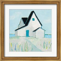 Framed Cottage by the Sea Neutral