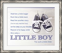 Framed Little Boy Poem