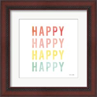 Framed Happy Happy