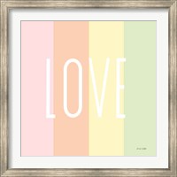 Framed Love Rainbow
