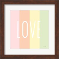 Framed Love Rainbow