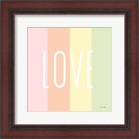 Framed Love Rainbow