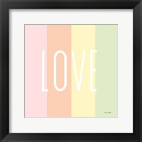 Framed Love Rainbow