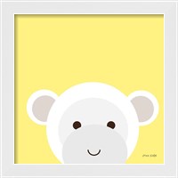 Framed 'Cuddly Monkey' border=