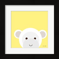 Cuddly Monkey Framed Print