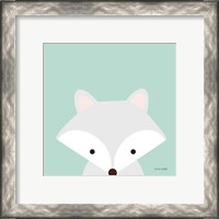 Framed 'Cuddly Fox' border=