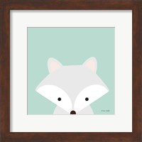 Framed 'Cuddly Fox' border=