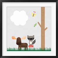 Woodland Animals I Framed Print