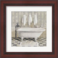 Framed Victorian Bath IV White Tub