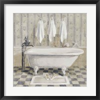 Framed Victorian Bath IV White Tub