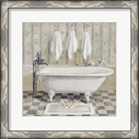 Framed Victorian Bath IV White Tub