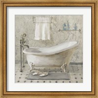 Framed Victorian Bath III Neutral