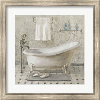 Framed Victorian Bath III Neutral