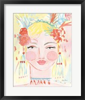 Boho Lady I Framed Print