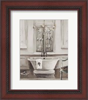 Framed Classical Bath III Gray