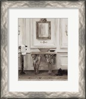 Framed Classical Bath I Gray