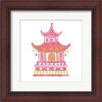 Framed Everyday Chinoiserie II Pink