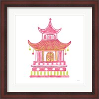 Framed Everyday Chinoiserie II Pink