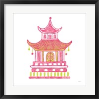 Framed Everyday Chinoiserie II Pink