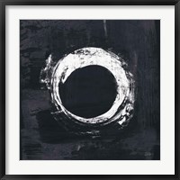 Framed Zen Circle I Black Crop