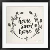 Framed Happy to Bee Home I Words Neutral