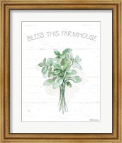 Framed Farmhouse Cotton VI Sage