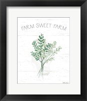 Framed Farmhouse Cotton V Sage