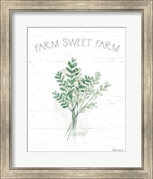 Framed Farmhouse Cotton V Sage