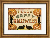 Framed Halloween Nostalgia Happy Halloween