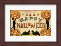 Framed Halloween Nostalgia Happy Halloween