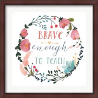 Framed Harriet Floral Teacher Inspiration II