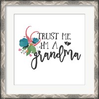 Framed Harriet Floral Grandma Inspiration I