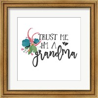 Framed Harriet Floral Grandma Inspiration I