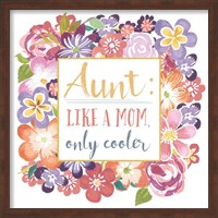 Framed Flourish Aunt Inspiration I