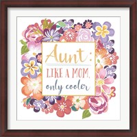 Framed Flourish Aunt Inspiration I