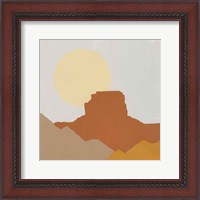Framed Desert Sun III