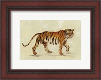 Framed Walking Tiger