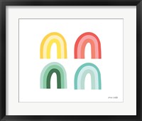 Framed Rainbow Colors I