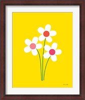 Framed Daisies II