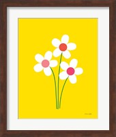 Framed Daisies II