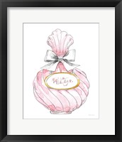 Framed 'Glamour Pup Perfume II' border=