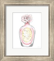 Framed 'Glamour Pup Perfume I' border=