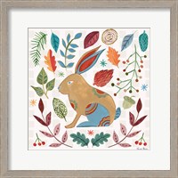 Framed Whimsical Woodland V