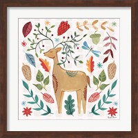 Framed Whimsical Woodland III