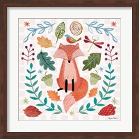 Framed Whimsical Woodland II