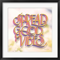 Framed Spread Good Vibes