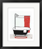 Framed Bold Bath I