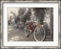 Framed Garden Bike Red