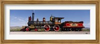 Framed Train Engine On A Railroad Track, Locomotive 119, Utah